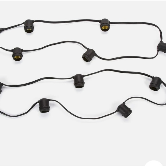 Outdoor String Lights 10 Bulb Socket Cord (10 boxes of 1 cord each) - Picture 3 of 5